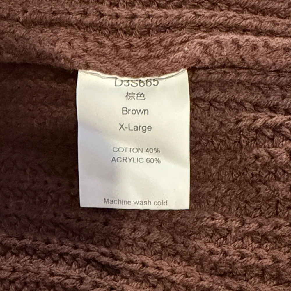 Women Brown Cardigan Sweater - Picture 2 of 3
